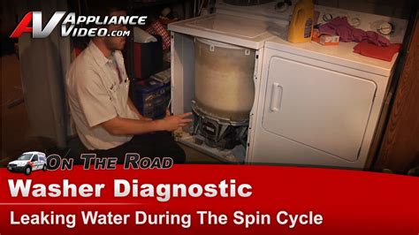 washer leaking during spin cycle|How to Fix a Leaking Washing Machine